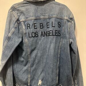 Lucky Brand Gray Denim Jacket